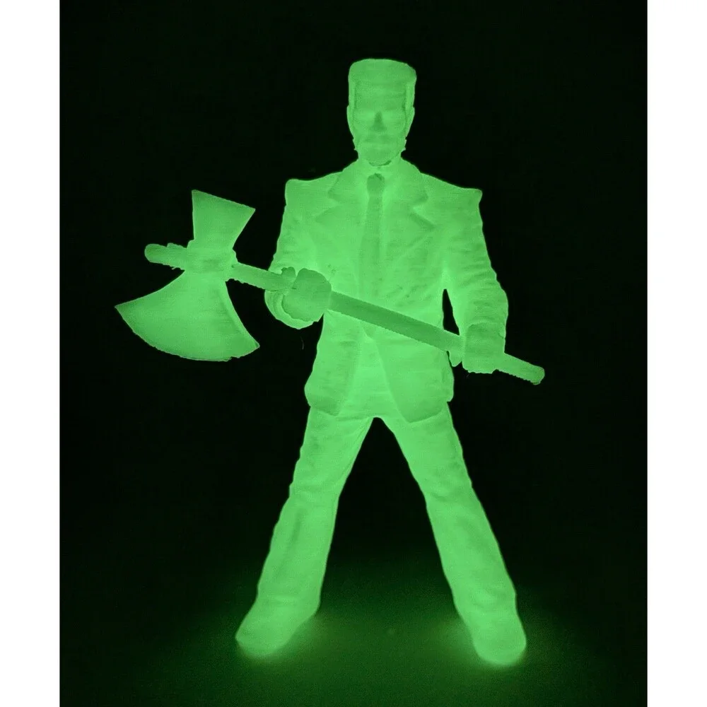 Frankenstein Monster With Ax Glow-In-The-Dark Toy